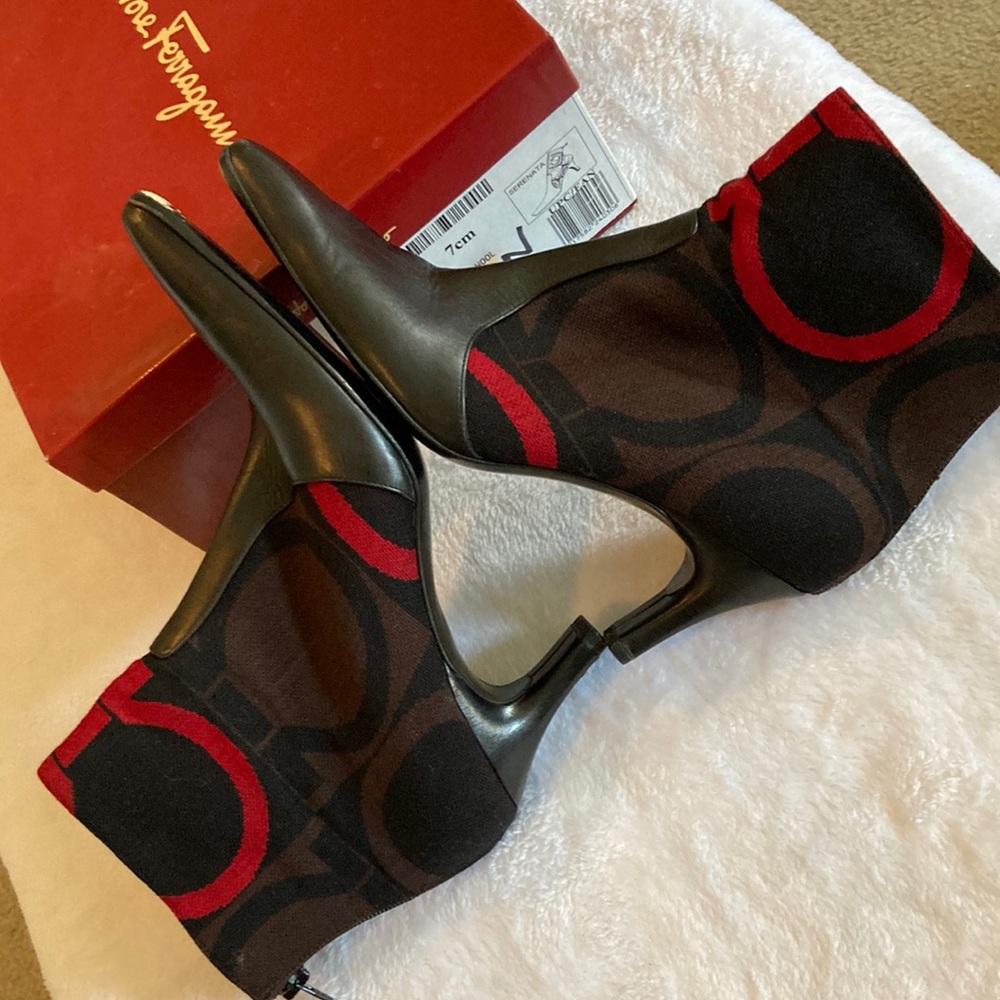 Salvatore Ferragamo Boots Sz 8B - Picture 4 of 9